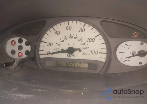 2000 Toyota Echo из США, поврежденный, VIN JTDAT1237Y0048597